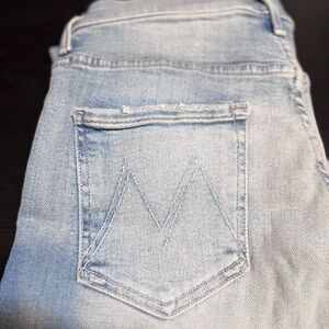 Mother Demin The Stunner Ankle Fray